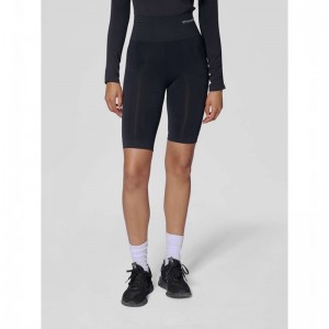 Hummel Tif Seamless Cyling Korte Broek Dames Zwart | 846960-784