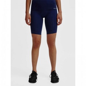 Hummel Tif Seamless Cyling Shorts Broek Dames Zwart | 121840-502