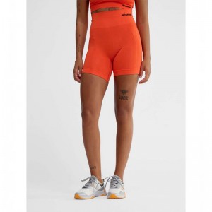 Hummel Tif Seamless Korte Broek Dames Oranje | 909370-836