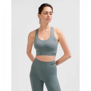 Hummel Tif Seamless Top Sport BH Dames Grijs | 127346-288