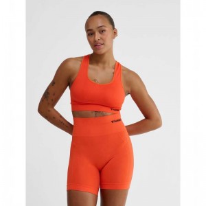 Hummel Tif Seamless Top Sport BH Dames Oranje | 299028-267