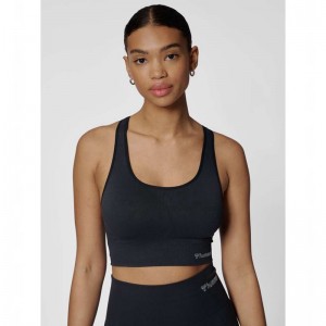 Hummel Tif Seamless Top Sport BH Dames Zwart | 810830-033