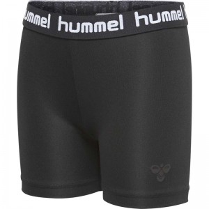 Hummel Tona Tight Korte Broek Kinderen Zwart | 530571-402