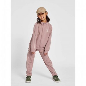 Hummel Track Tracksuit Sportkleding Kinderen Roze | 845343-670