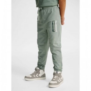 Hummel Tukas Broek Kinderen Groen | 882918-131