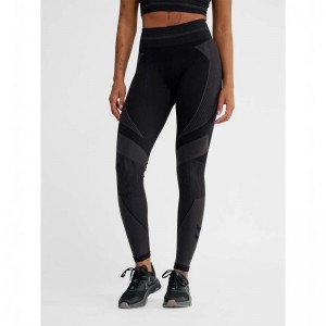 Hummel Unity Seamless Mid Waist Sneakers Dames Zwart | 151220-418