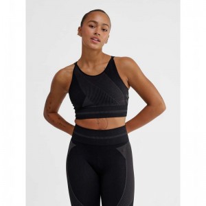 Hummel Unity Seamless Sweatshirts Dames Zwart | 533600-417
