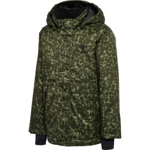 Hummel Urban Tex Jassen Kinderen Olijfgroen | 870326-278