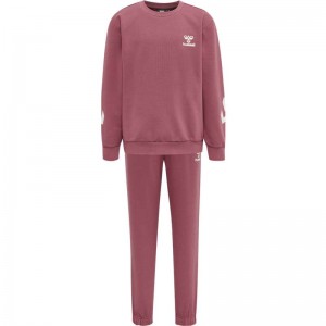Hummel Venti Tracksuit Sportkleding Kinderen Roze | 745115-832