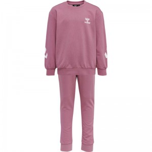 Hummel Venti Tracksuit Sportkleding Kinderen Roze | 745969-697