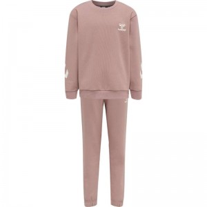 Hummel Venti Tracksuit Sportkleding Kinderen Roze | 942689-244