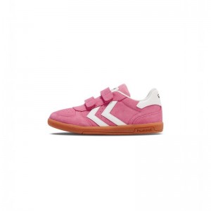 Hummel Victory Suede Ii Sneakers Kinderen Roze | 374993-774