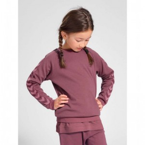Hummel Wong Sweatshirts Kinderen Roze | 640474-818