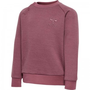 Hummel Wulbato Sweatshirts Kinderen Roze | 426752-604