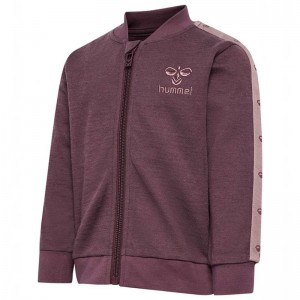 Hummel Wulbato Zip Jassen Kinderen Fuchsie | 615623-876