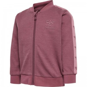 Hummel Wulbato Zip Jassen Kinderen Roze | 025208-326