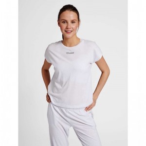Hummel Zandra T-shirts Dames Lavendel | 640182-390