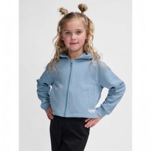 Hummel Zippi Zip Hoodie Kinderen Blauw | 140898-052
