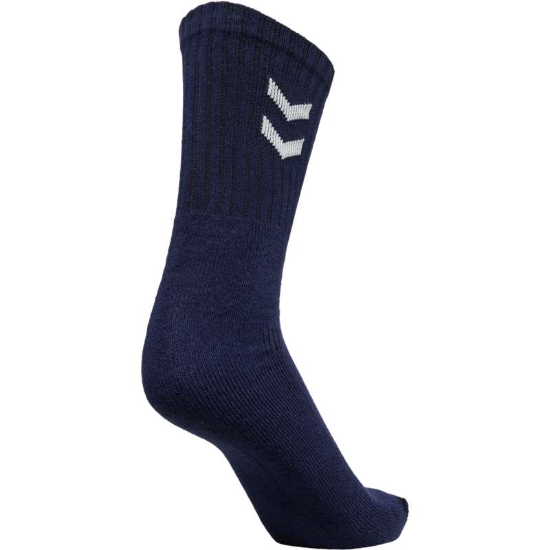 Hummel 3-pack Basic Sokken Dames Donkerblauw | 698961-632
