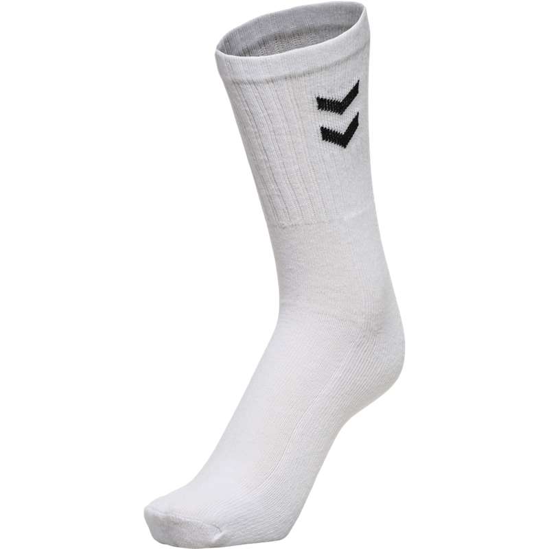 Hummel 3-pack Basic Sokken Dames Wit | 368213-773