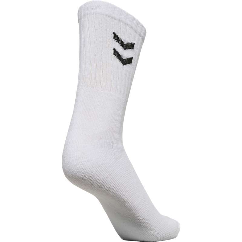 Hummel 3-pack Basic Sokken Dames Wit | 368213-773
