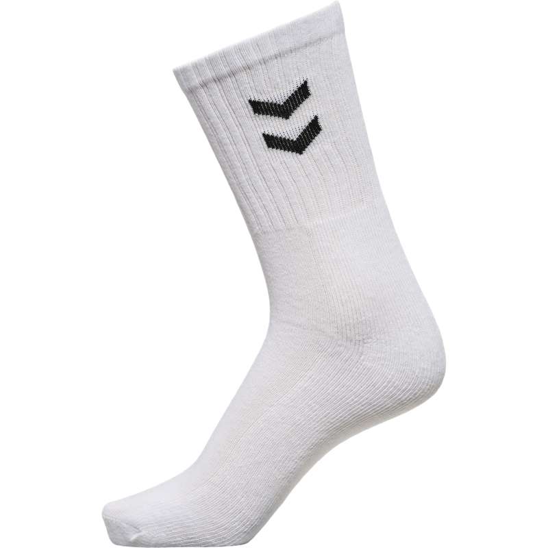 Hummel 3-pack Basic Sokken Heren Wit | 683008-615