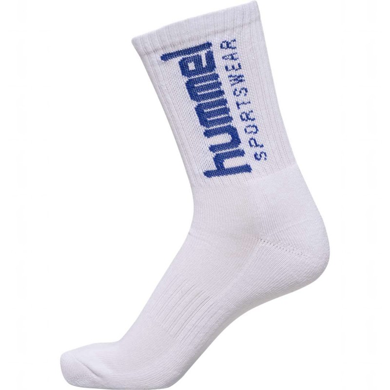Hummel 3-pack Sportswear Big Sokken Dames Wit | 324329-612