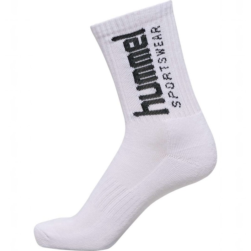 Hummel 3-pack Sportswear Big Sokken Dames Wit | 324329-612