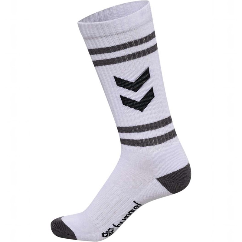 Hummel 3-packs Chevron High Retro Sokken Heren Wit | 367845-707