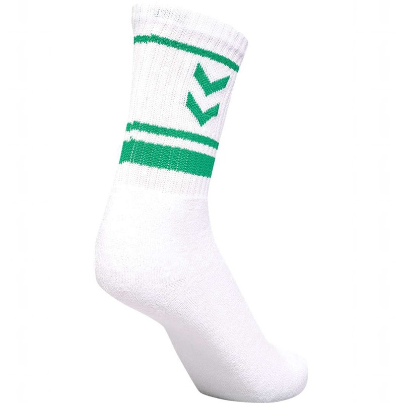 Hummel 4 Pack Triple Stripe Crew Hardloopbroek Dames Wit | 561926-048