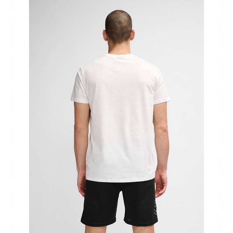 Hummel Active Circle Co S/S T-shirts Heren Wit | 384768-891