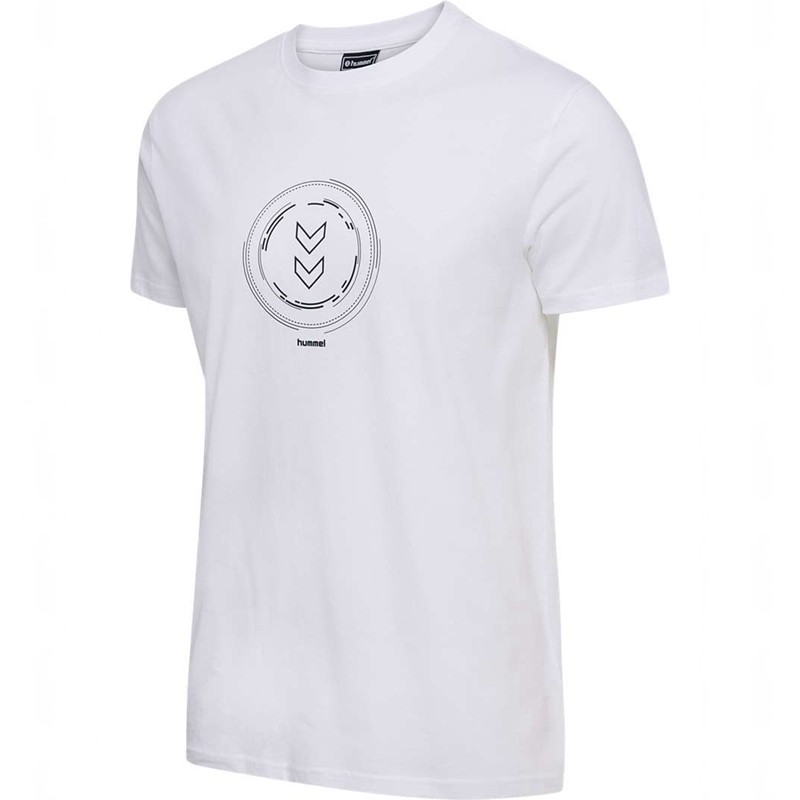Hummel Active Circle Co S/S T-shirts Heren Wit | 384768-891