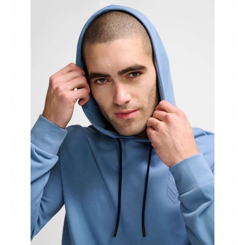 Hummel Active Co Hoodie Heren Blauw | 693541-393
