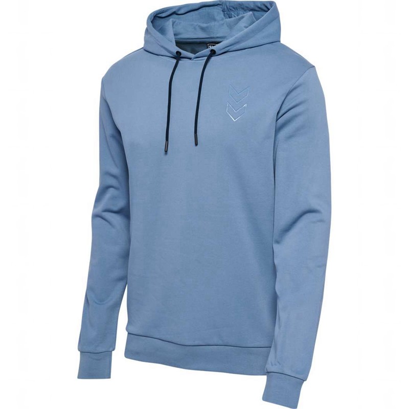 Hummel Active Co Hoodie Heren Blauw | 693541-393
