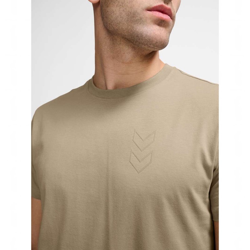 Hummel Active Co S/S T-shirts Heren Beige | 964882-431