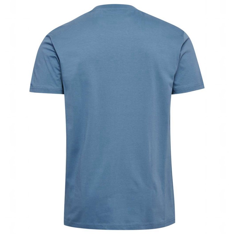 Hummel Active Co S/S T-shirts Heren Blauw | 243869-077