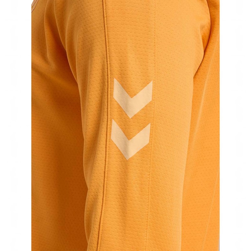 Hummel Active Pl Half Zip Sweatshirts Heren Oranje | 961076-984