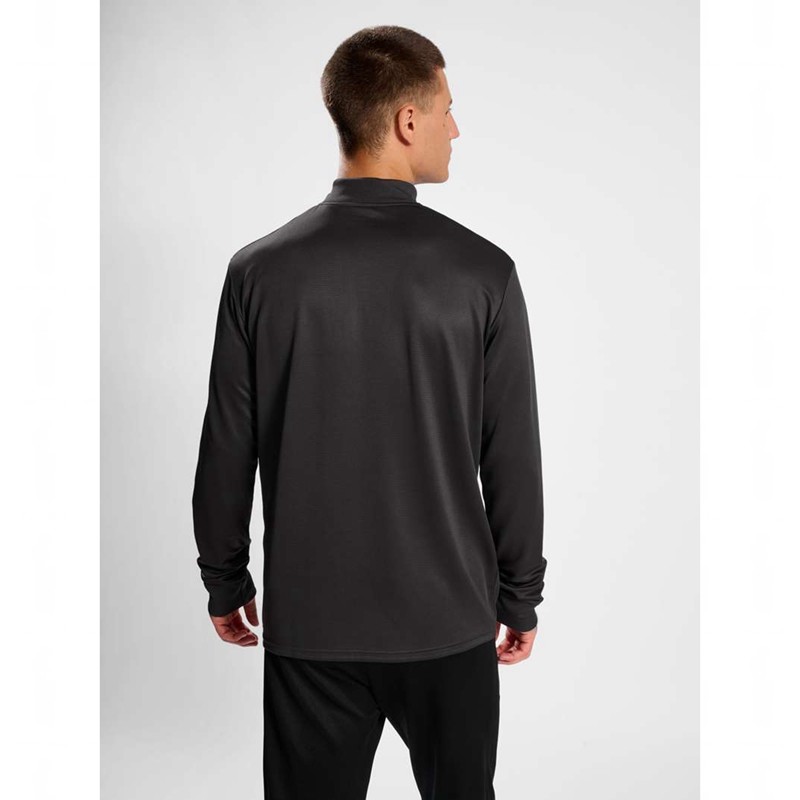 Hummel Active Pl Half Zip Sweatshirts Heren Zwart | 521471-961