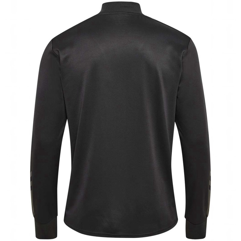 Hummel Active Pl Half Zip Sweatshirts Heren Zwart | 521471-961