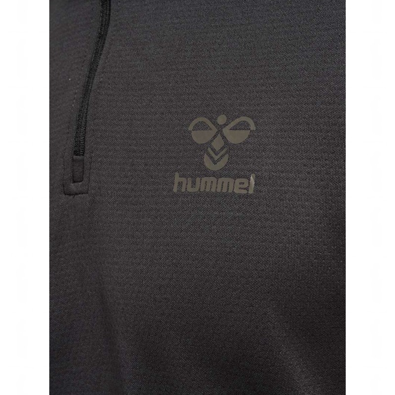 Hummel Active Pl Half Zip Sweatshirts Heren Zwart | 521471-961