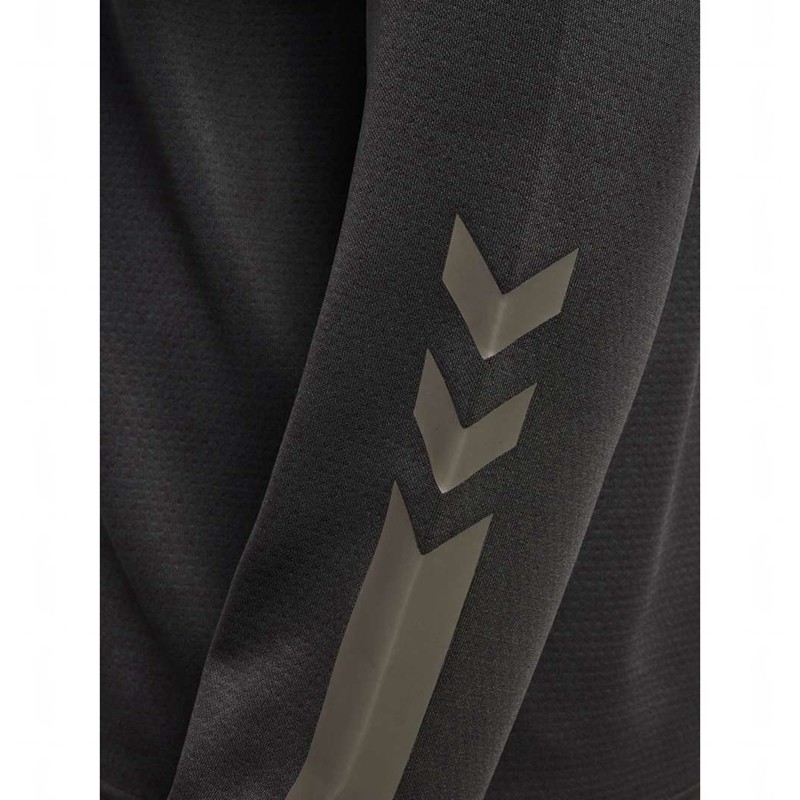Hummel Active Pl Half Zip Sweatshirts Heren Zwart | 521471-961