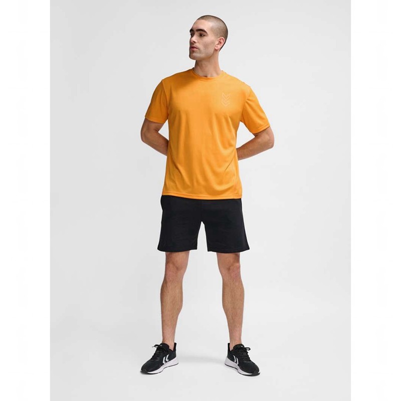 Hummel Active Pl Jersey S/S Joggingbroek Heren Oranje | 461211-947