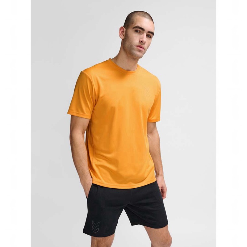 Hummel Active Pl Jersey S/S Joggingbroek Heren Oranje | 461211-947