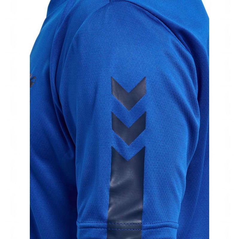 Hummel Active Pl Jersey S/S T-shirts Heren Blauw | 816687-092