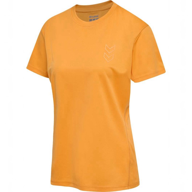 Hummel Active Pl S/S Jersey Dames Oranje | 801579-614