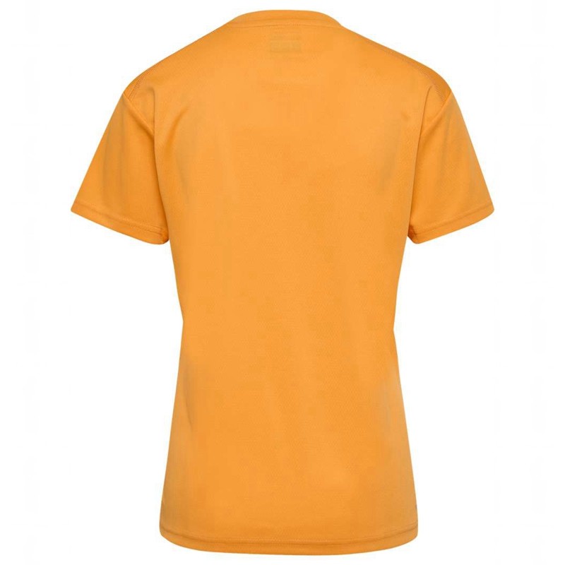 Hummel Active Pl S/S Jersey Dames Oranje | 801579-614