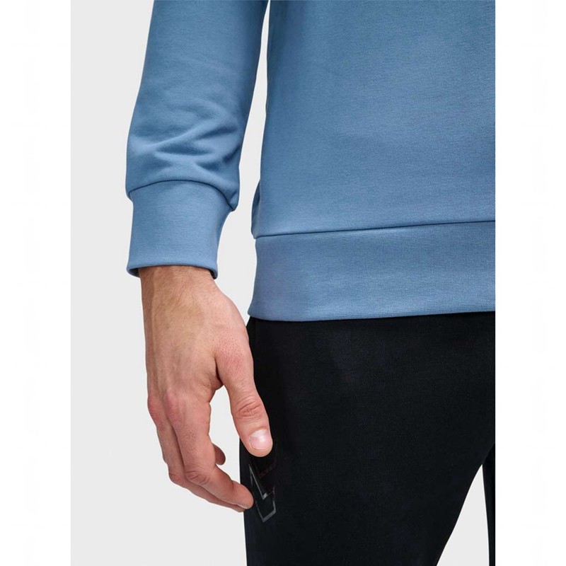 Hummel Active Sweatshirts Heren Blauw | 323200-964