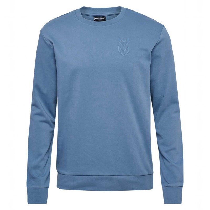 Hummel Active Sweatshirts Heren Blauw | 323200-964
