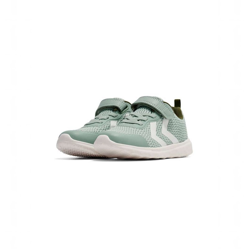 Hummel Actus Recycled Jr Sneakers Kinderen Olijfgroen | 176247-795