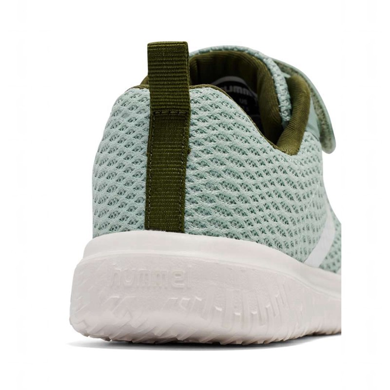 Hummel Actus Recycled Jr Sneakers Kinderen Olijfgroen | 176247-795